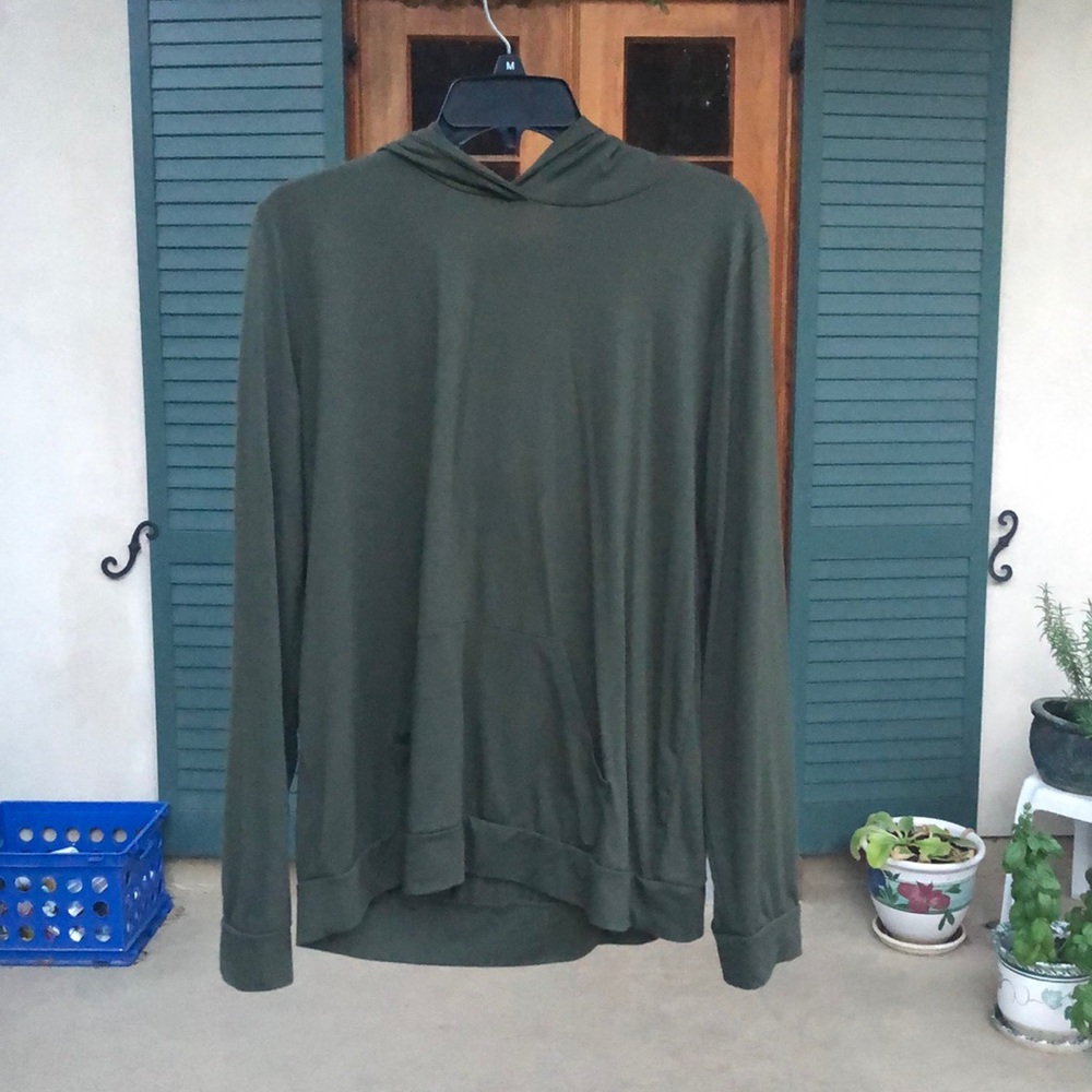 Olive green hoodie
